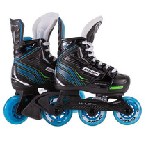 Bauer BAUER XLP children teenagers with brake adjustable land ice hockey shoes wheels skating hockey shoes