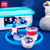 Del antibacterial ultra-light clay safe non-toxic Plasticine kindergarten childrens color mud toy set light clay