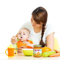 German direct mail Xibao baby puree supplementary food organic non-sensitive puree a variety of flavors * 6 Cans