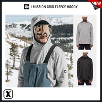 Vulnerable EXDO]W23 new product 686 single-board ski sweatshirt male heating cushion top Mission Grid