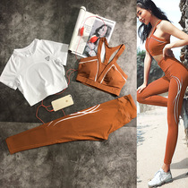 Online Red Temperament Fairy Air Yoga Sports Suit Women Spring Summer Style Tight-Looking Fitness Clothing Fashion Sexy