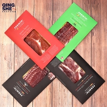 Spain imported FERMIN Iberian grain black pig hind legs air-dried ham slices 50-100g Ready-to-eat