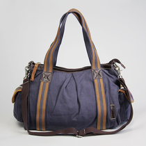 Clearance Yagunu Korean version of women autumn and winter canvas shoulder backpack big bag casual bag crossbody Hand bag bag tide