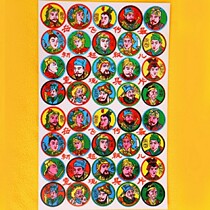 7080890 post-nostalgic toy childrens foreign painting film Yue Fei biography old-fashioned Pop Ji brand foreign painting