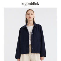 Nordic moment Even hat jacket woman short 2022 spring new Han 100 hitch loose little sub fashion blouse woman