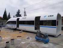 Custom large-scale high-speed rail model Wrought iron simulation Emu Harmony model simulation warehouse mall Meichen props rental