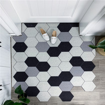 Door mat carpet custom household silk ring foot mat can be cut at the door Nordic door Net red mat entrance entrance entrance