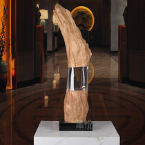Tree Splicing Transparent Resin Original Eco Tea House Hotel Restaurant Bookroom Book Room Aisle Artwork Sculpture