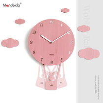 Nordic light luxury decoration clock clock living room personality creative home simple fashion home art background wall