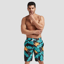 Summer Professional mens speed dry beach shorts seaside resort loose swim pants Young swimming shorts
