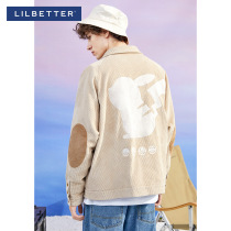 Lilbetter Corduroy cardigan jacket Autumn and winter Port wind casual jacket mens cotton coat tide