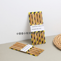 Export list ~ simple household bamboo chopsticks 5 pairs