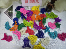 Optician shop counter decoration props colored rattan decoration counter creative embellishment photo props