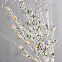 Clear Barn Handling Small Jade Lan Buds Handmade Paper Flowers Fake Flowers Fake Flowers Family Residence Decoration Living Room Furnishing Mall Hotel