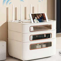 Set-top box router storage box wifi wire TV rack socket light cat placement artifact wireless finishing
