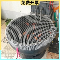 Turtle-cylinder anti-escape net anti-cat caught outdoor fish pool anti-fall leaf anti-escape round anti-jump mesh cover plate fish tank mesh cover