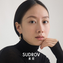 The New 2021 niche design sterling silver drop earrings female tide temperament simple cold wind earrings