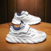 Boy white shoes autumn 2021 new spring and autumn sports