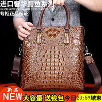 Avocado Leather Mens Bag Genuine Leather Single Shoulder Bag Upscale Diagonal Satchel Multifunction Business Briefcase Handbag Fashion Backpack