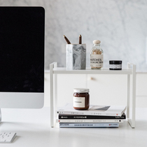 Wrought iron kitchen storage shelf Metal storage desktop finishing rack Household pots and bowls cabinet sundries storage rack