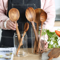 Yu Shijia wooden shovel Non-stick pan special spatula Wooden pan shovel frying shovel Rice spoon Home cooking shovel long handle