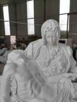 Gypsum statue mourning Christian teaching aids decorative plaster ornaments decorative sculpture sketch photography background