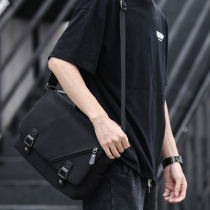 Korean version of the single-shoulder bag male fashion trend shoulder bag leisure youth sports leaning backpack simple male bag