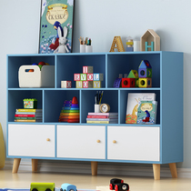 Childrens bookshelf home toy finishing storage rack childrens baby picture book floor multi-layer storage cabinet rack