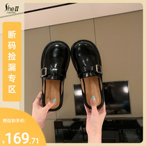 (Breaking code pick-up) Liberation feet ~ round head thick bottom cingulum Regumüller Shoe women slippers for summer outwear