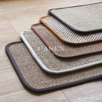 Cézanne Nordic simple sisal mat porch walkway kitchen non-slip mat wear-resistant cat grab mat into the door mat