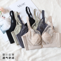 Can such as Chunhua) Wang Xiaotou W091 non-steel ring ultra-thin auxiliary milk summer all-inclusive large chest small bra