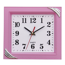 Jump second movement square wall clock living room wall clock wall clock creative personality fashion clock quartz clock home