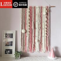 LXRXDD light luxury bohemian style tapestry hand-woven tapestry Nordic tapestry decoration flow