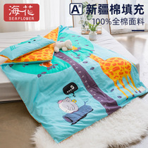 Childrens quilt cotton four seasons universal baby nap kindergarten bedding baby A class spring and autumn thickened winter quilt