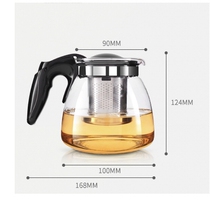Tea bar Machine water dispenser universal insulation transparent glass teapot tea brewing teapot single kettle