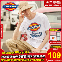 Dickies short sleeve T-shirt mens loose Tide brand print lovers round neck cotton half sleeve 2021 New Spring Summer B
