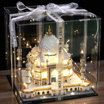 Advanced sense diy handmade Castle gift female girl girlfriend friends birthday has commemorative significance building blocks