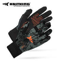 Kasting Winter Fishing Gloves Warm Slip-resistant Sub-Professional Fishing Gloves Fishing Men KastKing