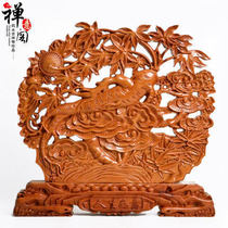 Carving life wishful ornaments peach wood home decorations auspicious birthday wedding gift crafts