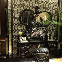 American dresser Bedroom dresser high-end makeup table European-style new house dressing stool Palace master bedroom dressing table cover