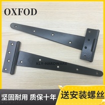 Door hinges European style hinges Black garden hinges Warehouse hinges Super long hinges 12 inches a price