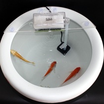 Ceramic fish tank filter round cylinder suction water purification filter box three-in-one cycle oxygen increase silent filtration equipment