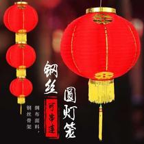 Wire brushed 8 inch 10 inch 12 inch 14 inch 16 inch blank red wire drawing lantern drawing lantern round wire drawing factory