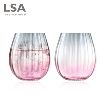 British LSA DUSK imported crystal glass home heat-resistant colored water cup creative girl cute tea cup