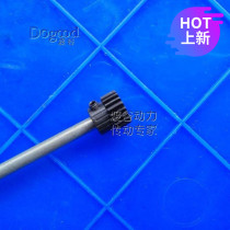 Spot 0 5 modulus 20 tooth steel pinion inner hole 3 4 5 6 moon color with top wire hole micro pinion 0 5m