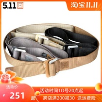 Authentic 5 11 New Climbing Double Pull Aluminum Buckle 511 Secret Service Tactical Belt Nylon Stretch Dry 59510 USA