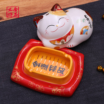 Golden Shixin Workshop Cat Micro Target of Ashtray Household Living Room Office Ceramic Creative Fittings