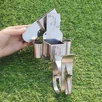 Shelf Carpenter Electric wrench adhesive hook 360 degree rotation anti-waist round tube stainless steel other electric wrench