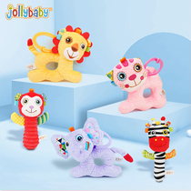 jollybaby Newborn baby toys 0-1 year old baby toys Educational early education Grip rattles 3-6-12 months