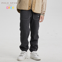 Polosport Boys Guardian 2022 Fall and Winter New Childrens Bench No Heat Trouser Leisure Pants